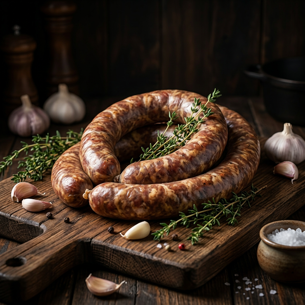 Cârnați porc afumați